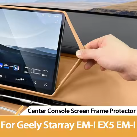 For Geely Starray EM‑i EX5 EM‑i Silicone Screen Protector Central Control Screen Frame Interior Acce