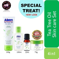 Aiken Tea Tree Oil Skincare Acne Set 4in1