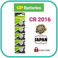 5PCS ORIGINAL GP LITHIUM BATTERY CR2016