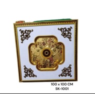 Ornamen Lampu Plafon AESTHETIC Ukuran 100 CM X 100 CM
