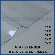 ATAP SPANDEK BENING / TRANSPARAN / CLEAR - 1,1 MM (=)