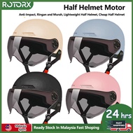 Half Helmet Motor Anti-Impact, Ringan and Murah, Lightweight Half Helmet, Cheap Half Helmet SIRIM