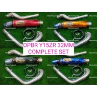 EXHAUST EXZOS EZOS OPBR Y15ZR Y15Z Y15 32MM CUTTING THAILAND EXZOS OPBR KINGDRAG OPEN NLK