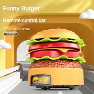 Electric Burger Remote Control Car Toy DIY Burger Creative Model Tricky Decompression Toy