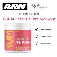 Raw Nutrition CBUM Essential Pre-workout, 30 Servings, Added Caffeine, Muscle Growth