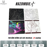 Glass Pad, small size glass mouse Pad, size 30x25cm, specialized in high-end, smooth gaming - Free N