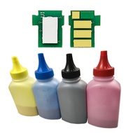 14Pcs Black Cyan Yellow Magenta TN269 Chips Each Color 2Pcs  Cyan Yellow Magenta TN269 Toner Powder 