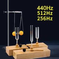Garpu tala resonan 440HZ garpu tala pengajaran 512HZ/256HZ set peralatan eksperimen penyebaran garpu
