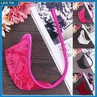 【2.27】  Men C string Underwear Bikini T back G string Thong Invisible Lace Brief