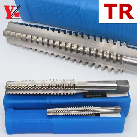 YZH TR HSS Trapeze Thread Screw Tap and Trapezoidal Tap Right Left Hand TR6 TR8 TR10 TR12 TR16 TR18 
