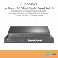 TP-LINK JetStream 8/16-Port Gigabit Smart Switch (VLAN/QOS/ACL/L2+ Features) TL-SG2008/TL-SG2218
