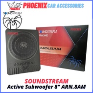 SOUNDSTREAM Arachnid Series Active Subwoofer with Amplifier Bass (8") ARN.8AM Underseat Woofer Kereta Bawah Seat Sofa