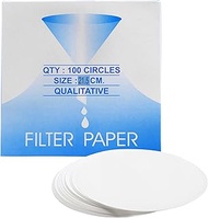 Eisco Labs Premium Qualitative Filter Paper, 21.5cm Dia, Medium Speed (85 GSM), 10 (10 Micron) Pore 