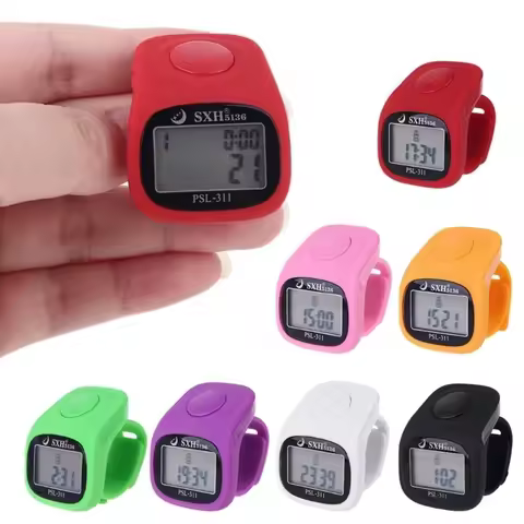 LED Finger Tally Counter Electronic Digital Display Finger Hand Tally Counter Counting Digits Displa