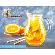 Kig-Djp.500Ml Water Jug + Decanter Lid Glass Pitcher/ Water Jug Juice Pitcher/ Milk Pitcher/