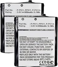 Panasonic P-P511 Cordless Phone Combo-Pack Includes: 2 x BATT-511 Batteries