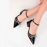 FLY SHOES Adele Women's Heel SHOES 8028 in Black