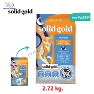 ส่งฟรี 🐶  Solid Gold Cat High Protein Indigo Moon อาหารแมวสำหรับแมวทุกวัยสูตรไก่,ปลาทะเล,ไข่ ขนาด 2.72 kg. 🚗 { สินค้าจัดส่งรวดเร็ว } 🚗