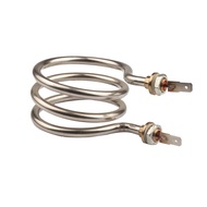 220V 800W 3 Coil Round Heating Element - Electroplated hot Tubing with Hex Head Screws for Drinking 