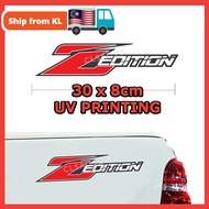 Z Edition Car Sticker Hilux Revo Double Cab 4x2 4x4 AT MT Razer Pelekat 4x4 Offroad Pickup Truck