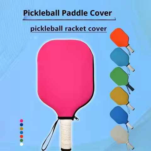 Soft Neoprene Pickleball Racket Sleeve Lightweight Waterproof Pickleball Paddle Cover Pickleball Acc