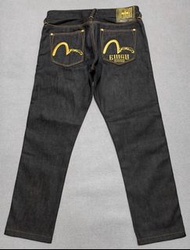 Evisu Kuro 牛仔褲 32x34 Selvedge Jeans