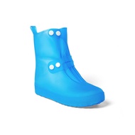 Outdoor Waterproof Rain Boot Shoe Cover Reusable Overshoes Non Slip Galoshes Elastic PVC Rain Boot