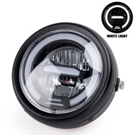 Motorcycle LED Headlight Universal Retro Motorcycle Headlamp Cafe Racer Motorcycle Headlight