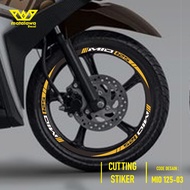 Cutting Stickers Rim Stickers yamaha mio 125 Sporty m3 mios miogt mioj mio soul xeon gt exon r code 
