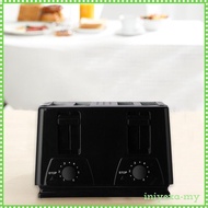 [IniyexaMY] 4 Slices Electric Toaster Convenient Stainless Steel Wide Slots Household Double