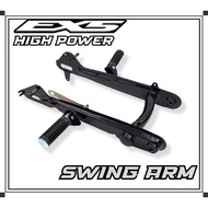 HONDA EX5 HI POWER EX5 HP HIGH POWER C70 GBO FAME SWING ARM COMPLETE SET BLACK
