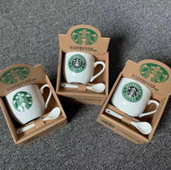 Cangkir Starbucks Gelas Starbucks / CANGKIR KERAMIK STARBUCKS SET SENDOK KRAMIK GELAS STARBUCKS SET 