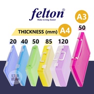 Multipurpose Document Case A4/A3 (Felton)| File Case Holder/ File Organizer/ Plastic Document Holder