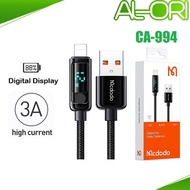 Original MCDODO CA-994 L USB 1.2M Cable Fast Charge 3A With Digital Display