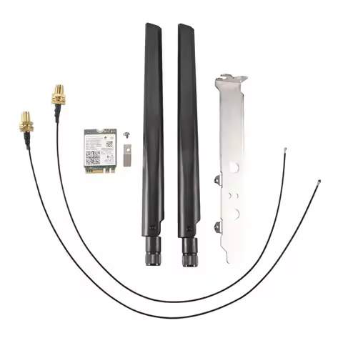 Wifi 6E Desktop Kit For AX210 Bluetooth 5.2 Wifi Card 802.11Ax 2.4Ghz/5Ghz AX210NGW Wi-Fi 6 Adapter 