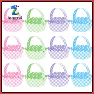 Toys Tote Bags DIY Shopping Basket Easter Goodie White Aldult Bulk Bunny Design Eggs Hunt Baskets Hunts Cookie Gift Sweets shenglons