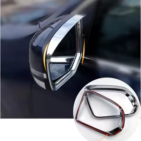 For Mercedes-Benz Vito W447 V250 2016 2017 2018 V class EQV ABS Chrome Car Rearview Mirror Rainproof