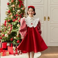Twinkle bell dress - chrismas red