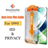 OPPO Easy Install HD/Privacy Tempered Glass For A18 A38 A920 A77 A17 A78 A74 A3X A5 A6X A6T A6PRO