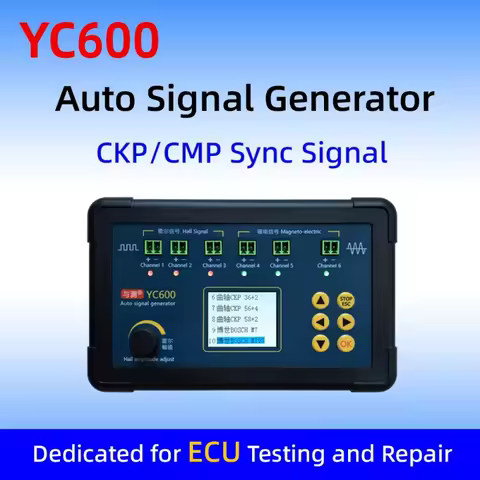 YC600 Six-channel Automobile Signal Generator ECU Computer Maintenance Detector Crankshaft Camshaft 