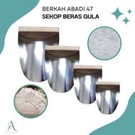 Rice Scoop/ Rice Shovel/ Flour Scoop Sugar Scoop/ Rice Measuring Scoop Wheat Sugar Handle Wooden Han