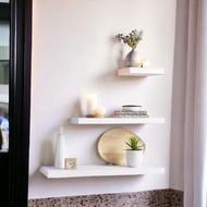 Floating Shelf Wall Mounted Shelf Size 20cm 30cm 40cm