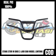 STEERING BAR STER M BMX BIKE 3 SPOKES AND LONTONG MODEL
