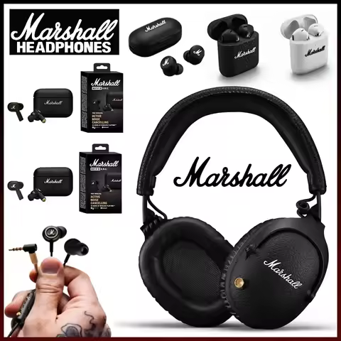 2026 Marshall MOTIF II ANC True Bluetooth 5.2 Headphones Active Noise Cancelling Headphones In-ear E