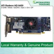 CLEARANCE ATI Radeon HD Low Profile SFF Desktop Display Purpose GPU 512MB / 1GB DVI / DP / HDMI / VG