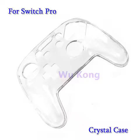 For Switch Pro Controller Crystal Protective Case for NS Switch PRO Game Controller Transparent Full