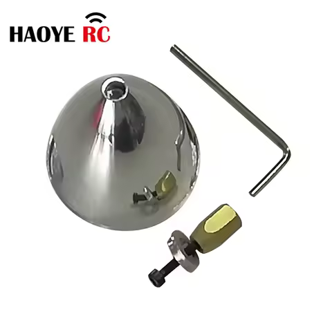 HY 1 Set 2 Blades Aluminum Spinner 38-102MM(1.25-4 Inch)Drilled For RC Plane With Prop Adapter Metha