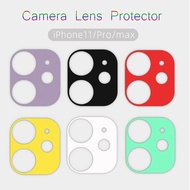 【cw】 HD Colourful Camera lens Protective Glass Film For iPhone 11 12 Pro Max Back Camera Lens Screen Protector Tempered Glass 12 Mini