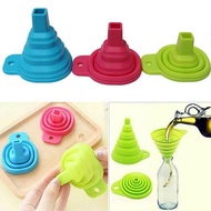 MULTIPURPOSE SILICONE FOLDING FUNNEL SILICONE KITCHEN FUNNEL RUBBER FUNNEL
