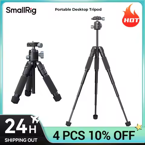 SmallRig VT-20 Pro Portable Desktop Tripod with Smartphone Mount for Photography, Videography, Live 